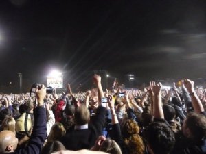 Grant Park 200000 cheering