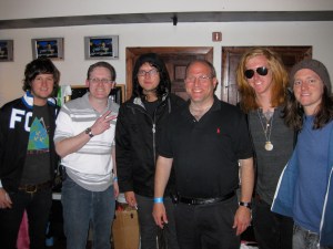 We the Kings with the two dads