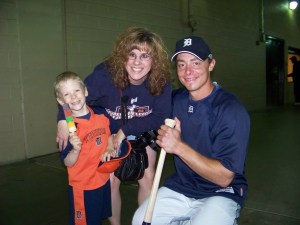 Noah, Diana, and Brandon Inge Noah, Diana, and Brandon Inge