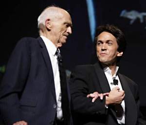 Ernie Harwell and Mitch Albom