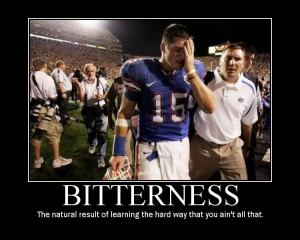 Tim Tebow Bitterness