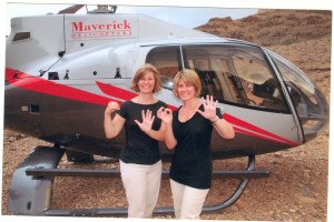 Dolores and Katherine, twins on their 50th bday